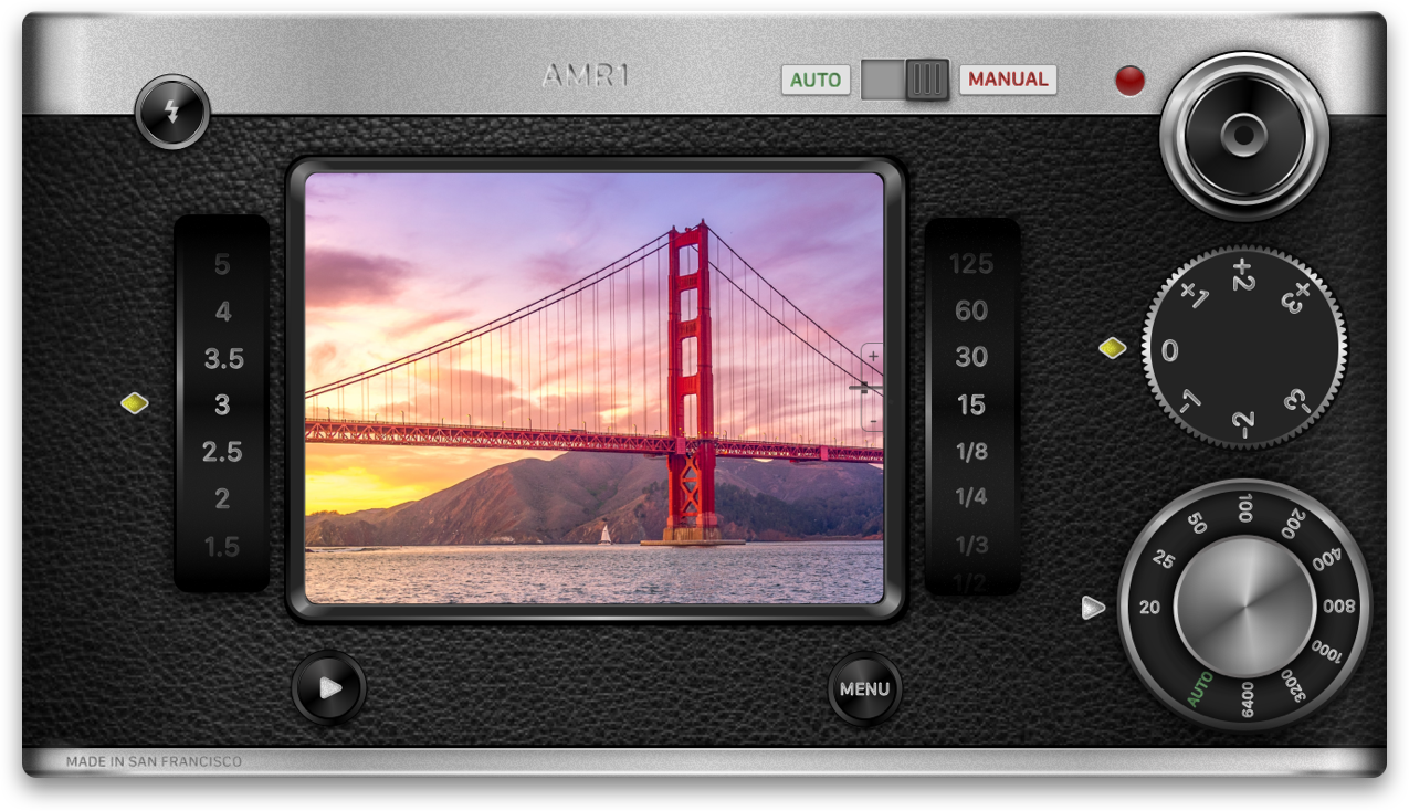 Back of DIGIX AMR1 camera app