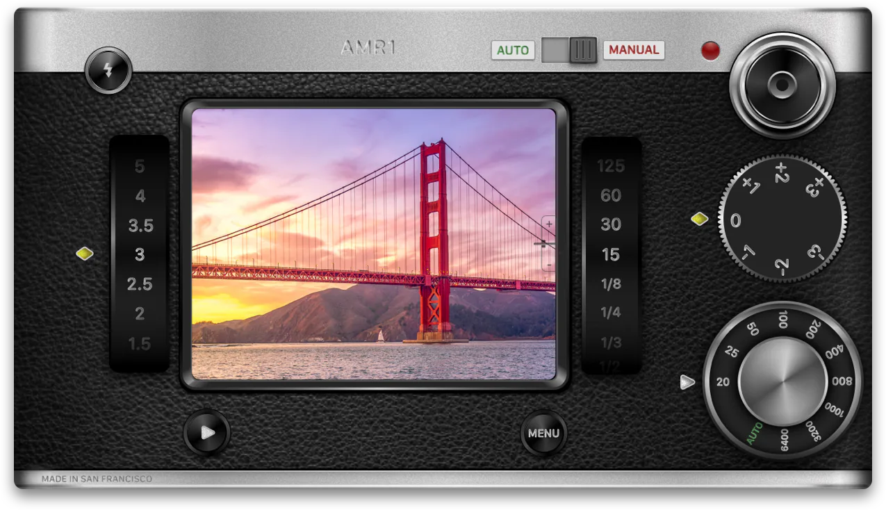 Back of DIGIX AMR1 camera app
