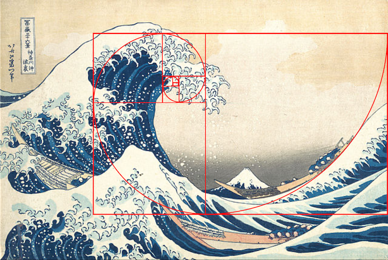 The Great Wave off Kanagawa Print by Hokusai 1829 and 1833