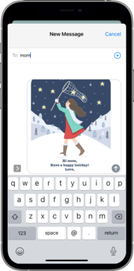 ZendLove holiday cards step 3