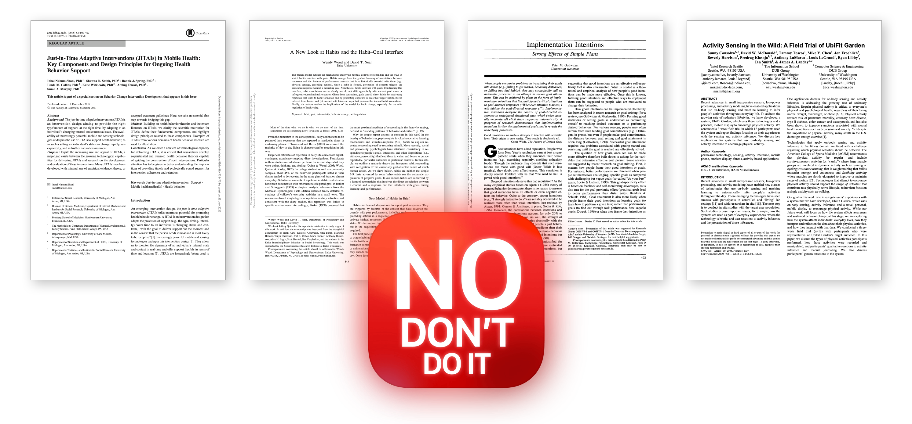 No Don't Do It Philosophy