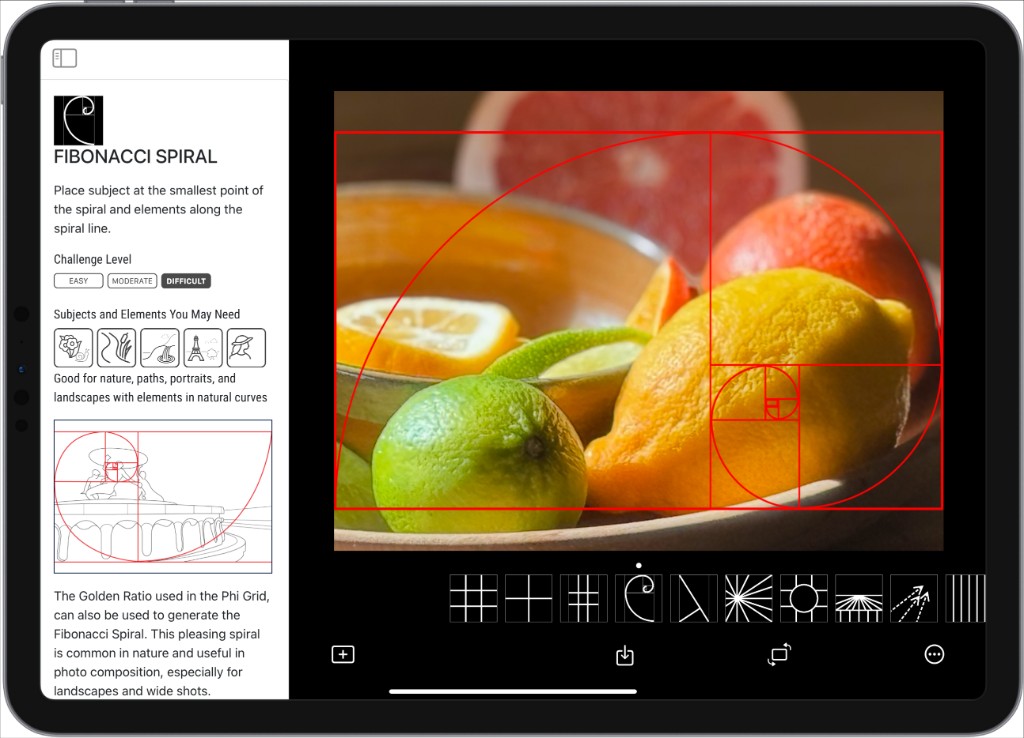 Wise Photos app on an iPad