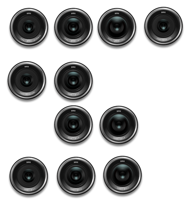 DIGIX AMR1 lenses