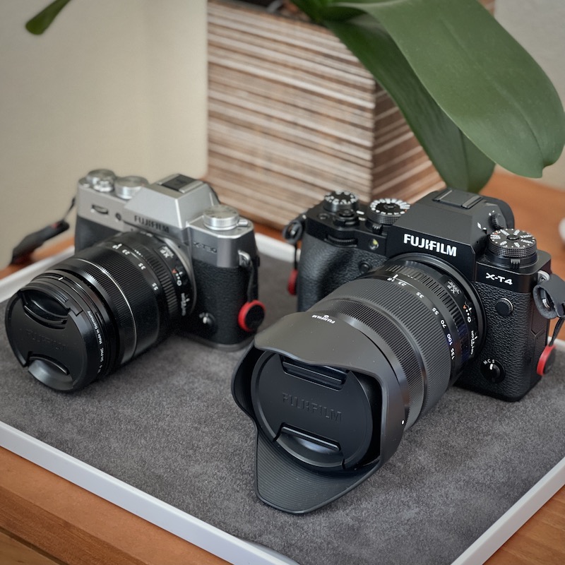 Fujifilm X-T30 and Fujifilm X-T4