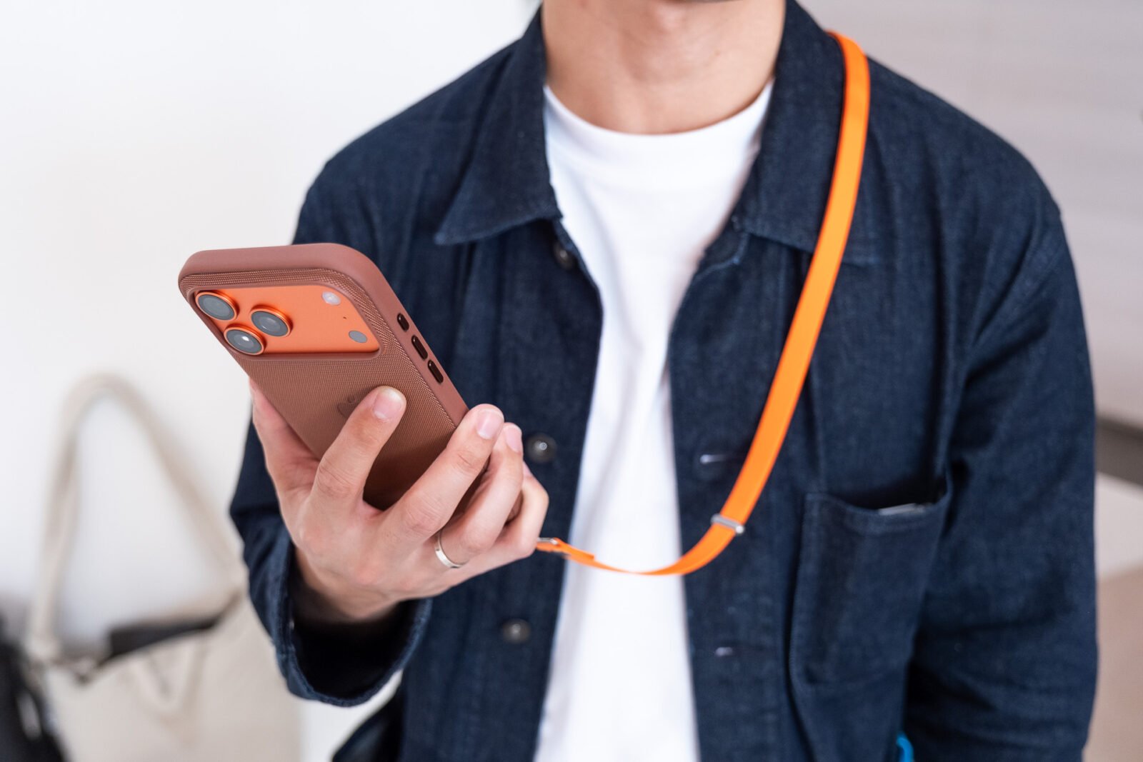 iPhone 17 Pro Max with TechWoven Case with MagSafe