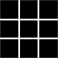 rule of thirds composition icon