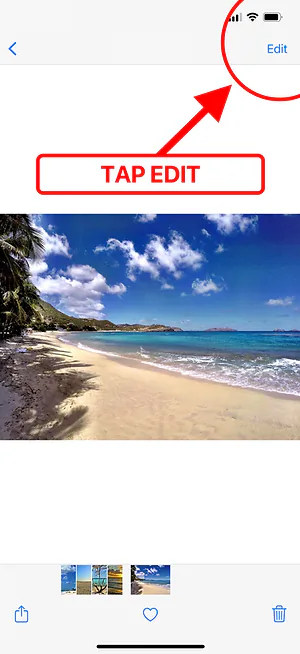 Action sheet — tap More