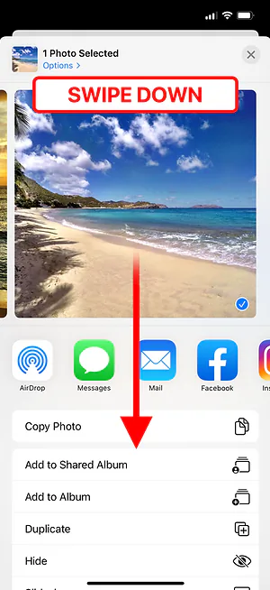 Action sheet — edit favorites
