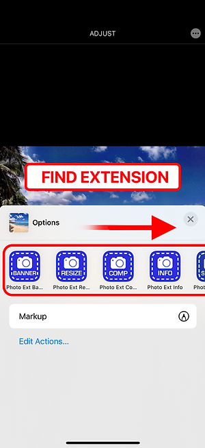 Action sheet — add to favorites