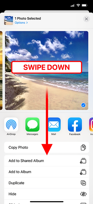 Apple Photos — select extension in Edit mode