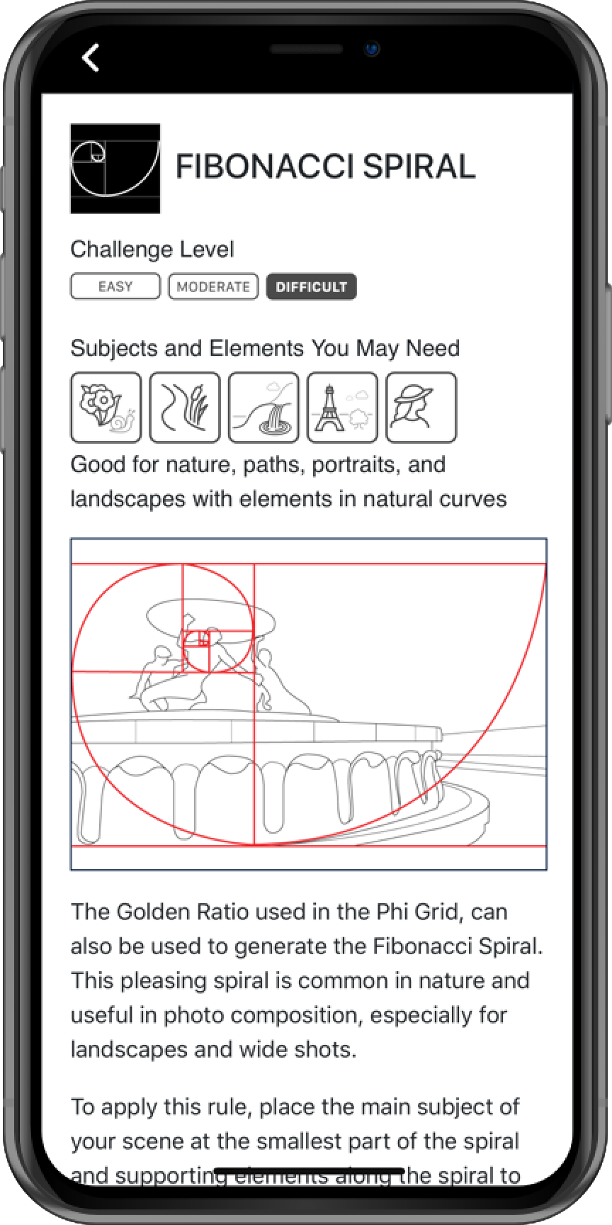 Wise Camera composition guidance view