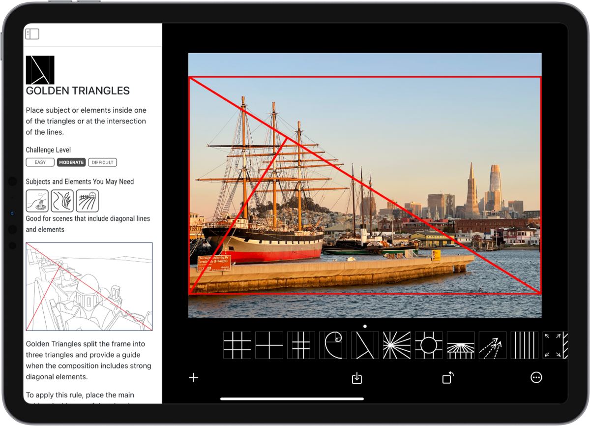 Wise Photos Golden Triangle on iPad — iPad ready!