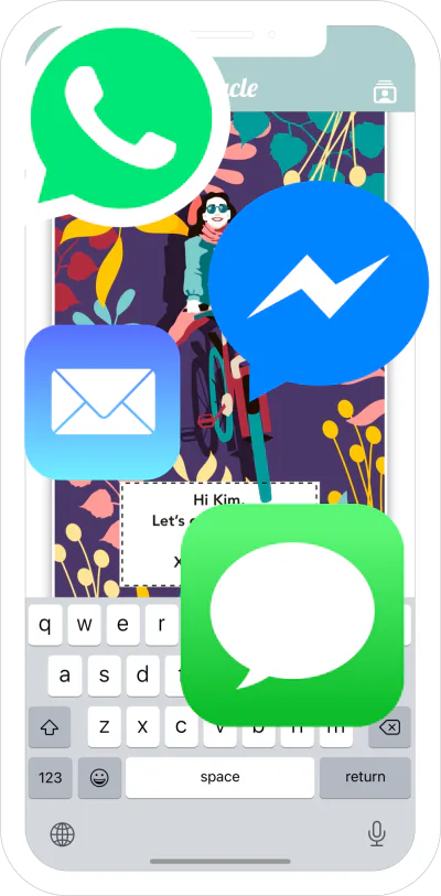 ZendLove card customization with message